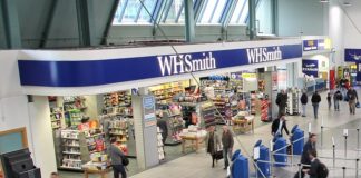WHSmith profits treble