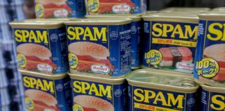 sales of spam rise at Waitrose