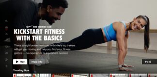 Nike workout on Netflix