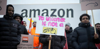 Amazon workers demand union recognition