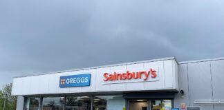 Sainsbury's and Greggs new store